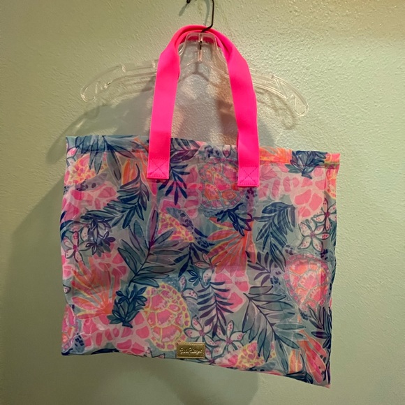 Lilly Pulitzer Mesh Tote Bag - Picture 1 of 1